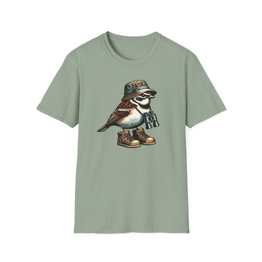 White-throated Sparrow Birder T-Shirt
